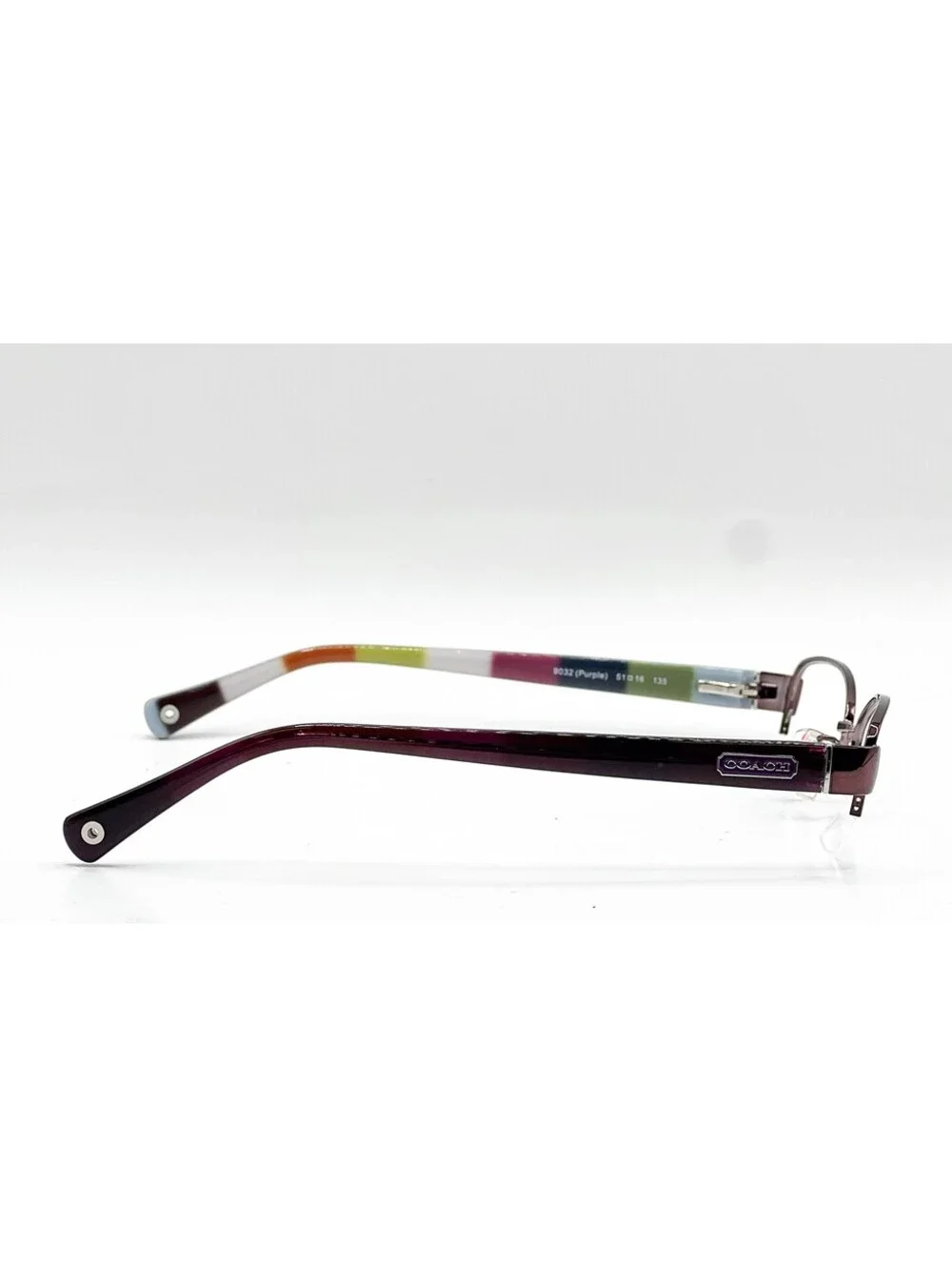 Coach HC 5004 9032 Purple Rectangle Authentic Eyeglass Frames 51-16